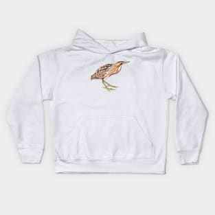 Eurasian Bittern Kids Hoodie